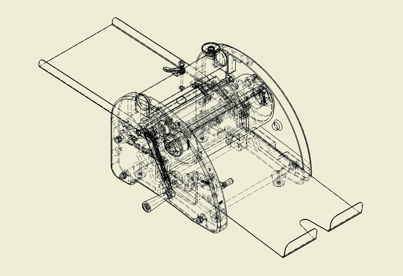 Vintage Stencil Machine