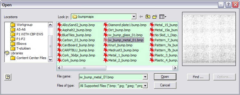 Inventor Tip: Bump Maps, hoe voeg ik ze toe?